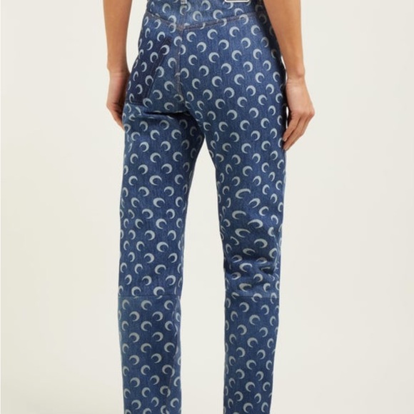 Marine Serre Crescent Moon Jeans - Picture 2 of 6